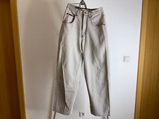 GRIFO Herren Jeans Hose Schlaghose W30 Grau Länge 111 cm Schrittlänge 78 cm