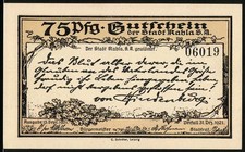 Notgeld Kahla 1921, 75
