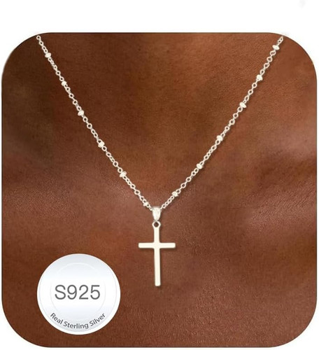 Kreuz kette damen silberkette - kette,