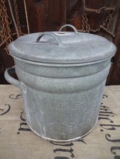 alter Zink Kessel großer