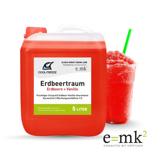 Erdbeertraum slush eis - slush,