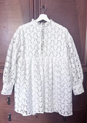 Zara mini spitzenkleid m - mini,