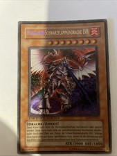 Yugioh Karte: Horus der Schwarzflammendrache LV 8 (EEN-DESE1) - Secret Rare  