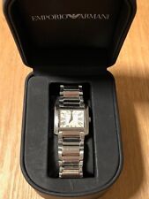 Klassische EMPORIO ARMANI Damen Uhr Metall Armband in Original Verpackungsbox