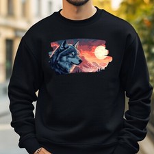 Wolf im Anime Style Sweatshirt Kuschelig und Perfekt für jeden Anlass S bis 4XL