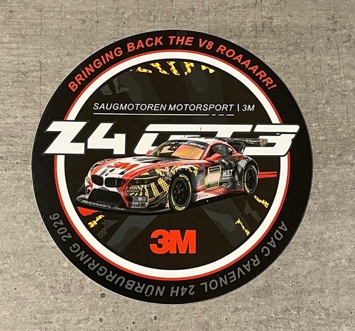 Bmw gt3 aufkleber 24h - gt3,