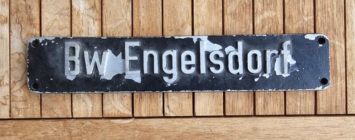 Original lokschild - lokschild, bw