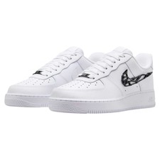Nike Air Force 1 Low WMNS Liquid Metal Swoosh Sneaker Unisex (IF1686-101)