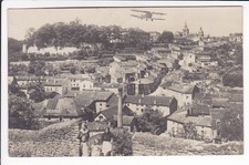 OBERSCHLESIEN , FOTOKARTE BRIEG , FLUGZEUG , BRZEG , 1918