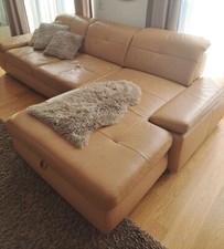 ecksofa mit schlaffunktion und bettkasten leder