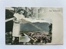 AK Bad Reichenhall Berchtesgaden Mädchen um 1905
