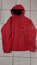 Winterjacke, Marke "Jack Wolfskin", Damen, Size L; Farbe: rot; Fleece gefüttert