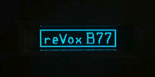 Revox b77 weiss - weiss, displayzähler