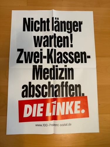 Die linke wahlplakat - wahlplakat, „nicht