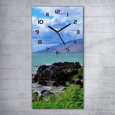 Glasuhr Wanduhr Küchenuhr