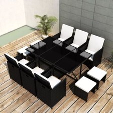 Poly Rattan Essgruppe