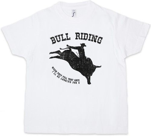 Bull riding kids boys shirt - bull,