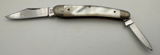 Vintage A Wingen Jr Solingen Taschenmesser Klappmesser Perlmut Optik 2 Klingen