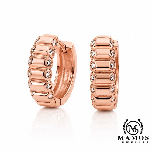 Roségold creolen mit - ✨,