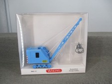 Wiking 1:87 0661 49 Krupp Ardelt Raupenkran hellblau mit Schrottgreifer in OVP