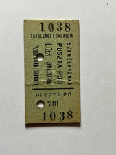 EK24, alte Fahrkarten, Bahn, Reichsbahn, Puszta-Poo, 1898