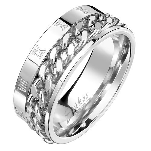 Herren biker ring ketten style - biker,