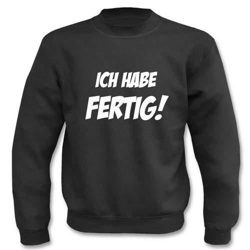 Pullover ich habe fertig - l,