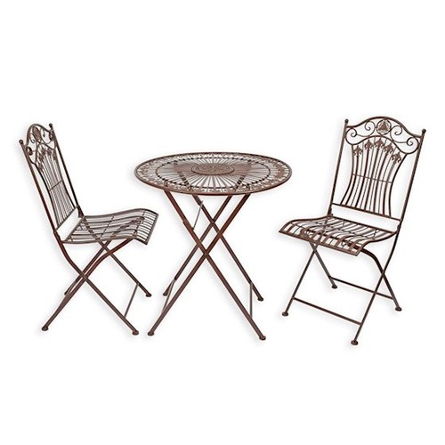 Bistro set aus - bistro-set, eisen