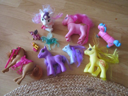 Grosses set pony - pony, einhorn