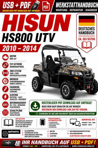 Hisun hs800 utv 800 - hisun,