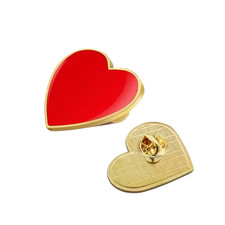 Herz Pin Heart Badge Anstecker