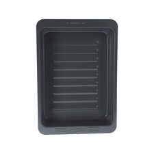 Backblech mit hohem Rand Grau