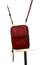 NEUw. Handytasche S. Oliver Weinrot "Echt Leder"