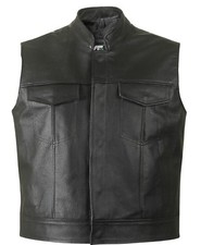 Lederweste kutte motorrad - ,