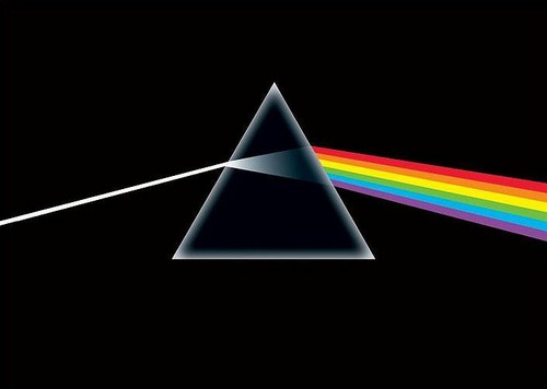 Pink floyd poster dark side - side, of