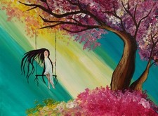 Acrylbild auf leinwand - acrylbild,