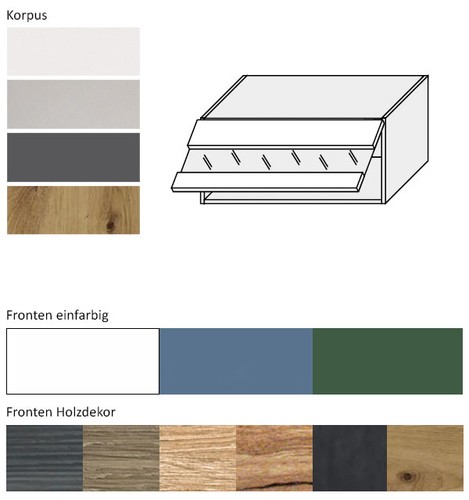 Küchenklapphängeschrank