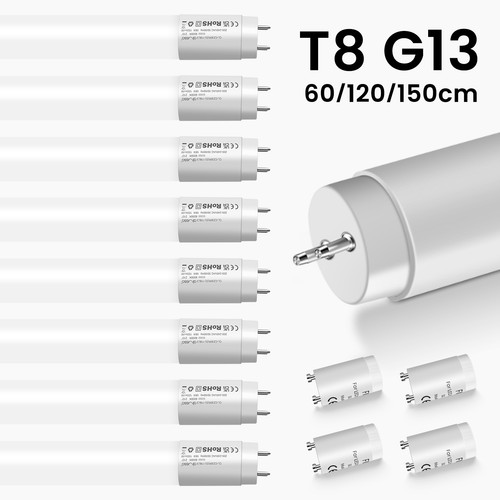 10x led röhre g13 - t8,