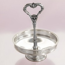 Etagere Fußschale aus Italien