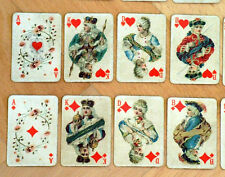 Altes Kartenspiel Feine Stralsunder Patience Karten Nr.186 mit Steuerstempel OVP