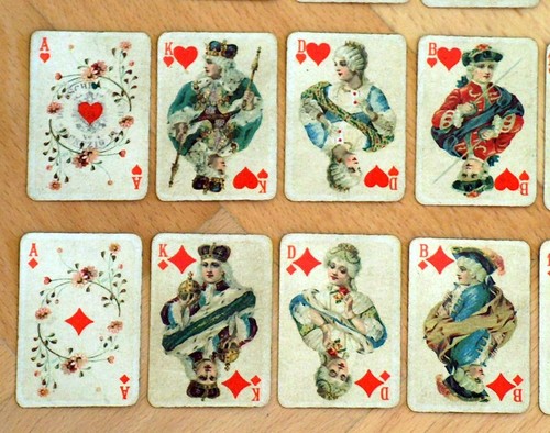 Altes kartenspiel feine - altes,