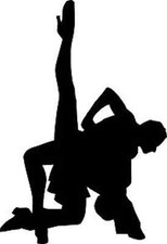 Ta6  Aufkleber Wandtattoo Tanzen Breakdance 20 cm