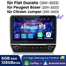 Android 13 Autoradio Für Fiat Ducato 2007-2023 GPS Navi WIFI Carplay DAB+ 128G