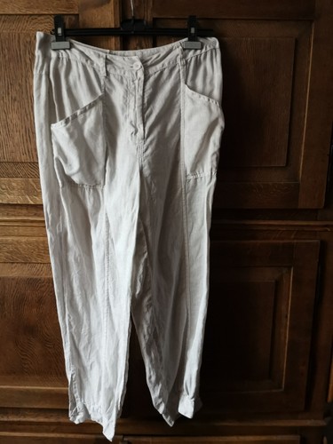 Lässige leinenhose - lässige,