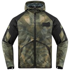 Icon Merc Battlescar Motorrad Textiljacke Größe L