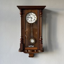 Alte Wanduhr Pendeluhr Regulator Uhrwerk Lenzkirch Typ 26 m.Schlüssel (s. Video)