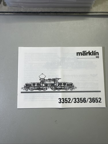Märklin 3352 3356 3652 - märklin, ho