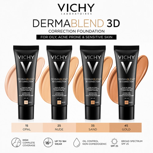 Vichy dermablend correction - 3d,