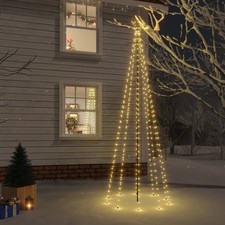 LED Weihnachtsbaum mit Erdnägeln Weihnachtsdeko Tannenbaum Lichterbaum vidaXL
