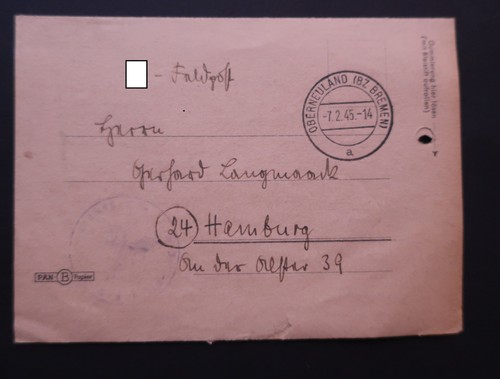 Original feldpost brief i - brief,